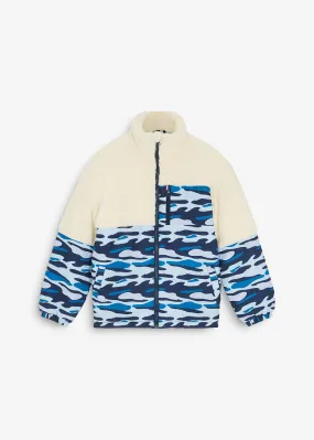 Chaquetón Azul marino estampado