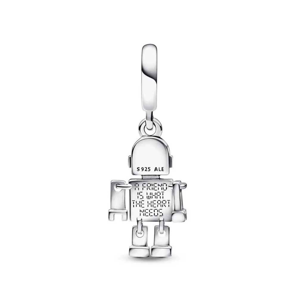 Charm Colgante en plata de ley Bot el Robot Pandora