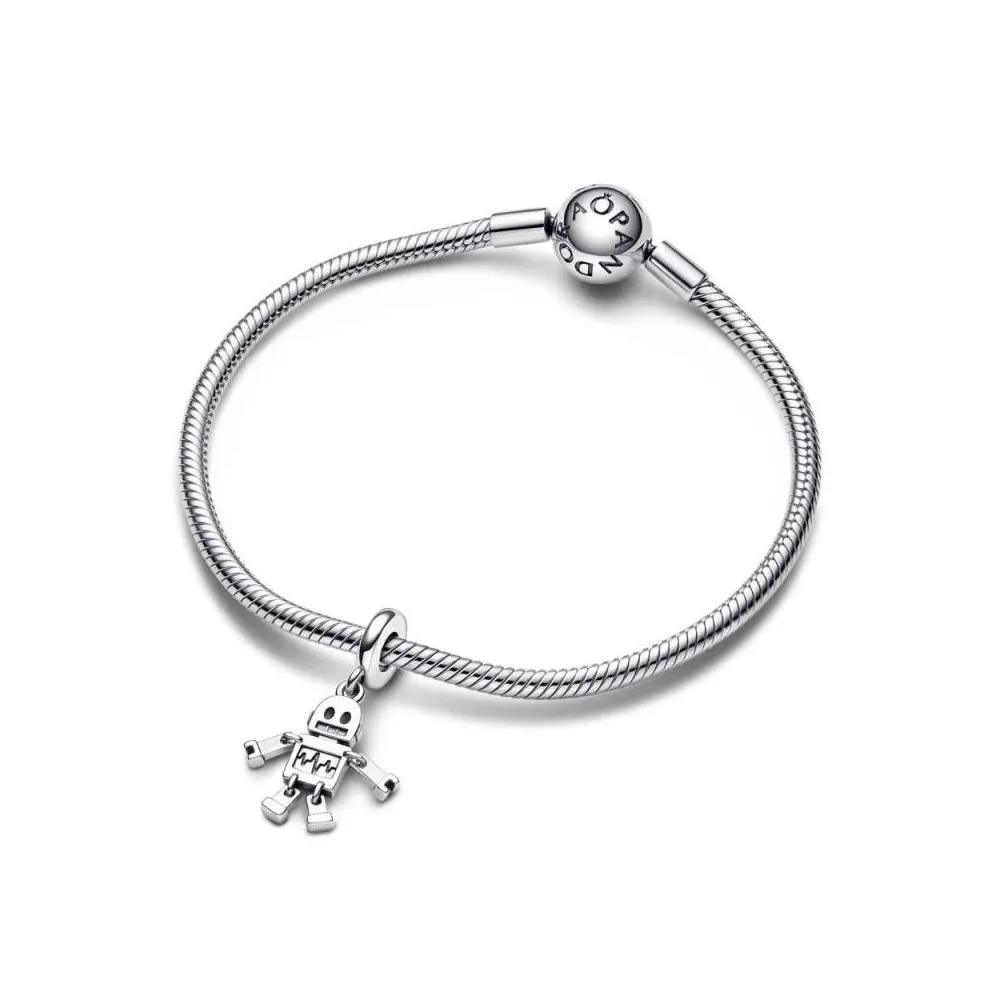 Charm Colgante en plata de ley Bot el Robot Pandora