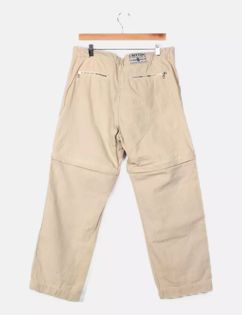 Chitton jeans Pantalón beige