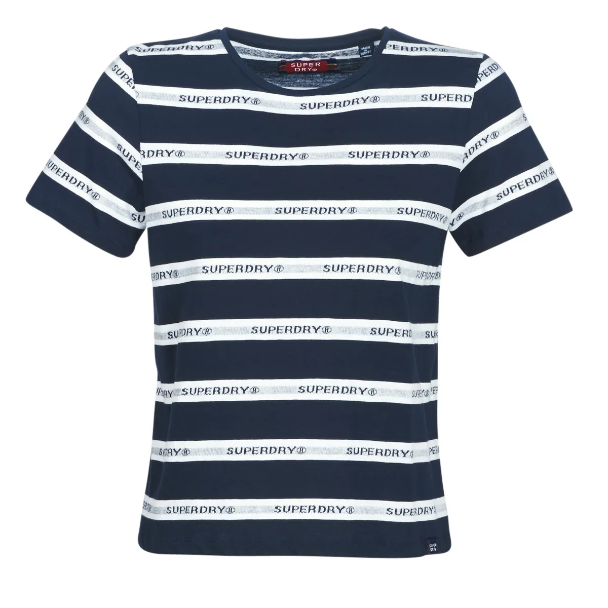 COTE STRIPE TEXT TEE