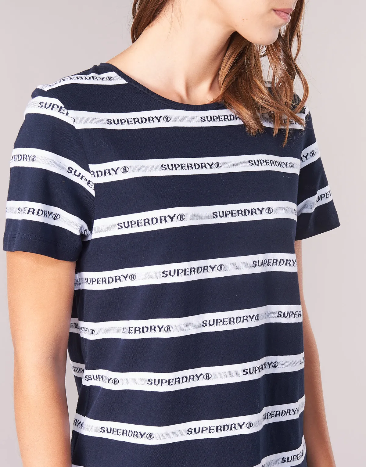 COTE STRIPE TEXT TEE