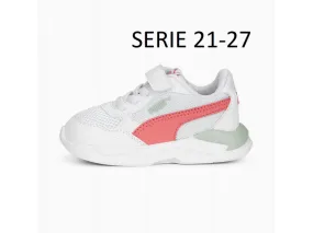 DEPORTIVO PARA BEBÉ X-RAY SPEED LITE AC 385526 PUMA EN COLOR BLANCO-CORAL