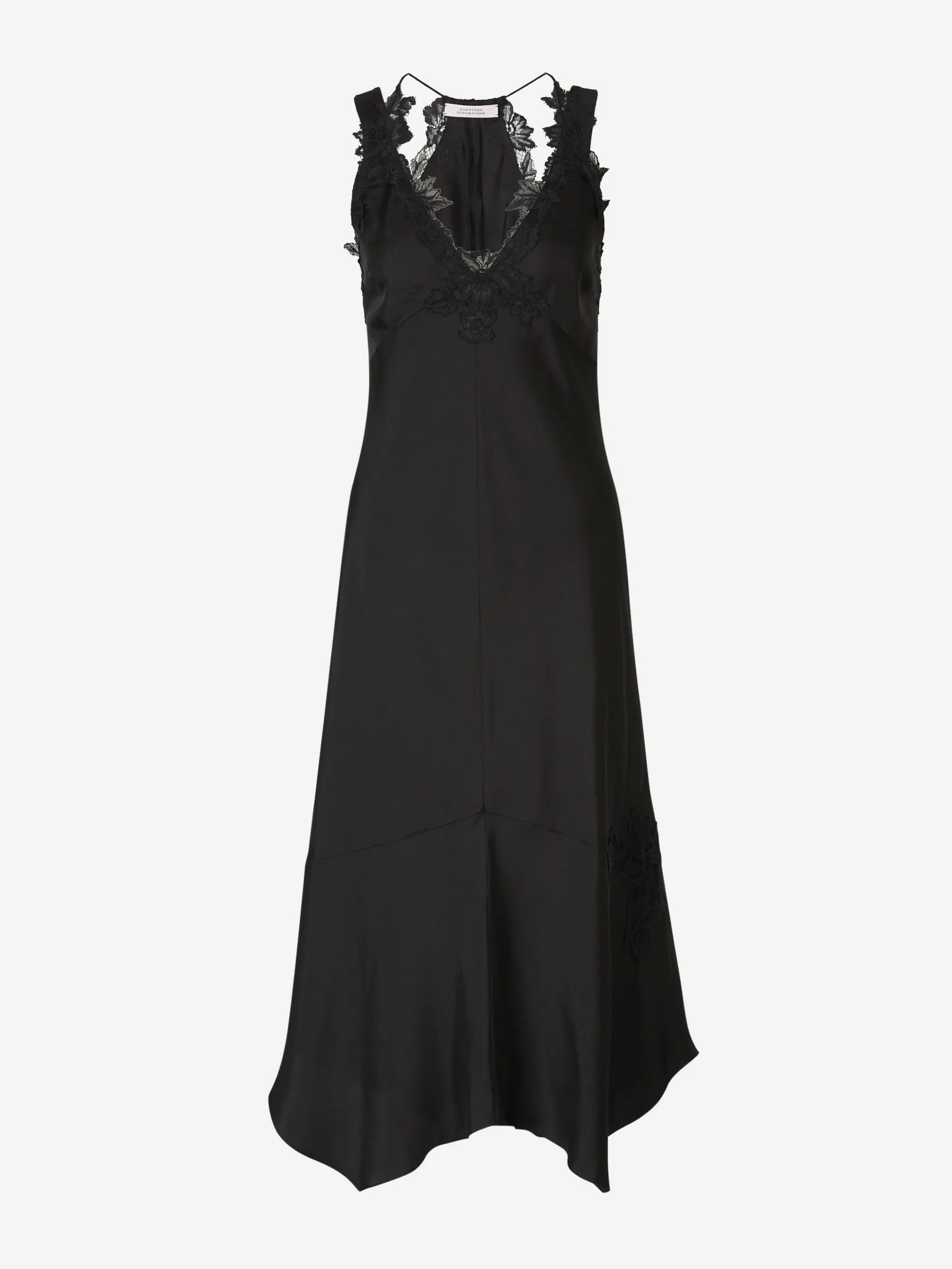 Dorothee Schumacher Vestido Midi Lencero Encaje