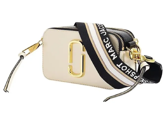 EL SNAPSHOT CROSSBODY  MARC JACOBS  MULTICOLOR  CUERO BLANCO 