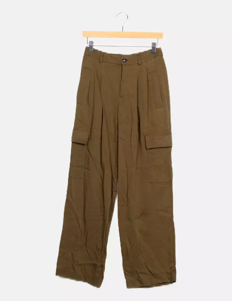 EseOese Pantalón cargo verde