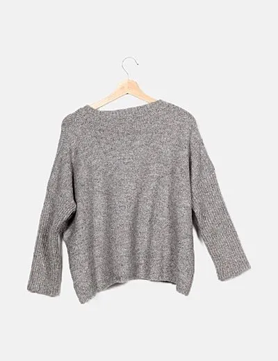 Frnch Jersey lana gris glitter