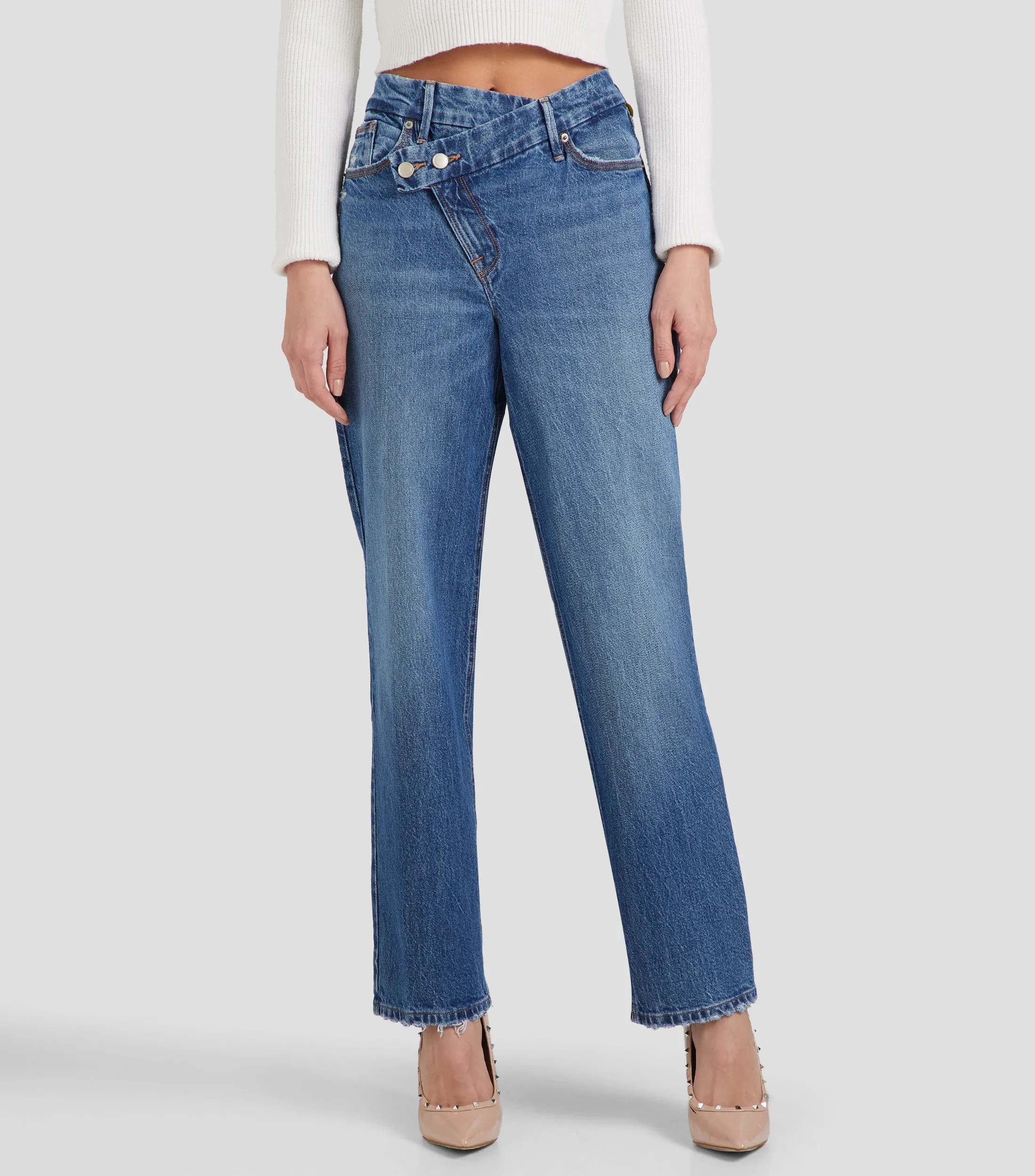 Good American Jeans Bootcut Mujer