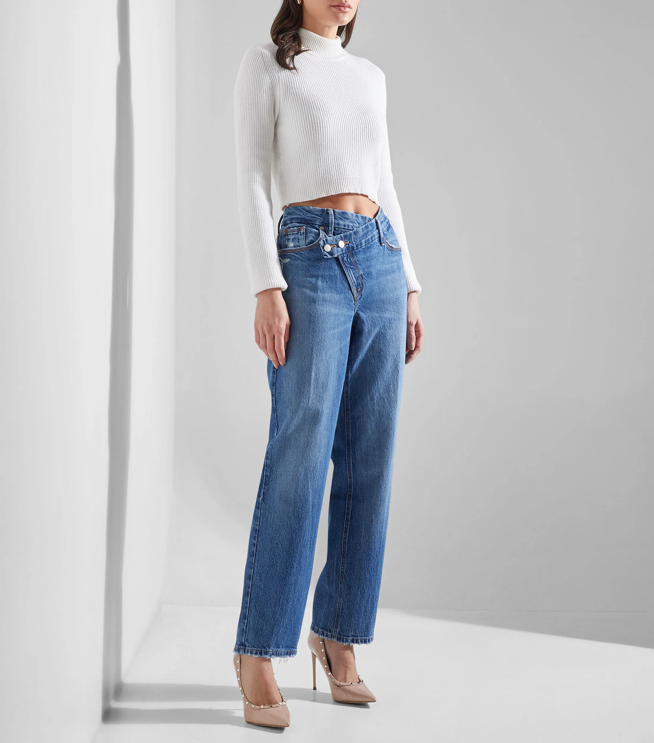 Good American Jeans Bootcut Mujer