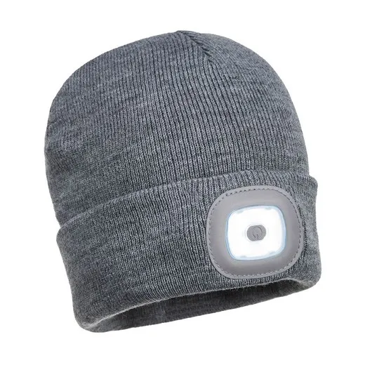 Gorro con doble LED recargable