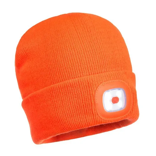 Gorro con doble LED recargable