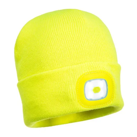 Gorro con doble LED recargable