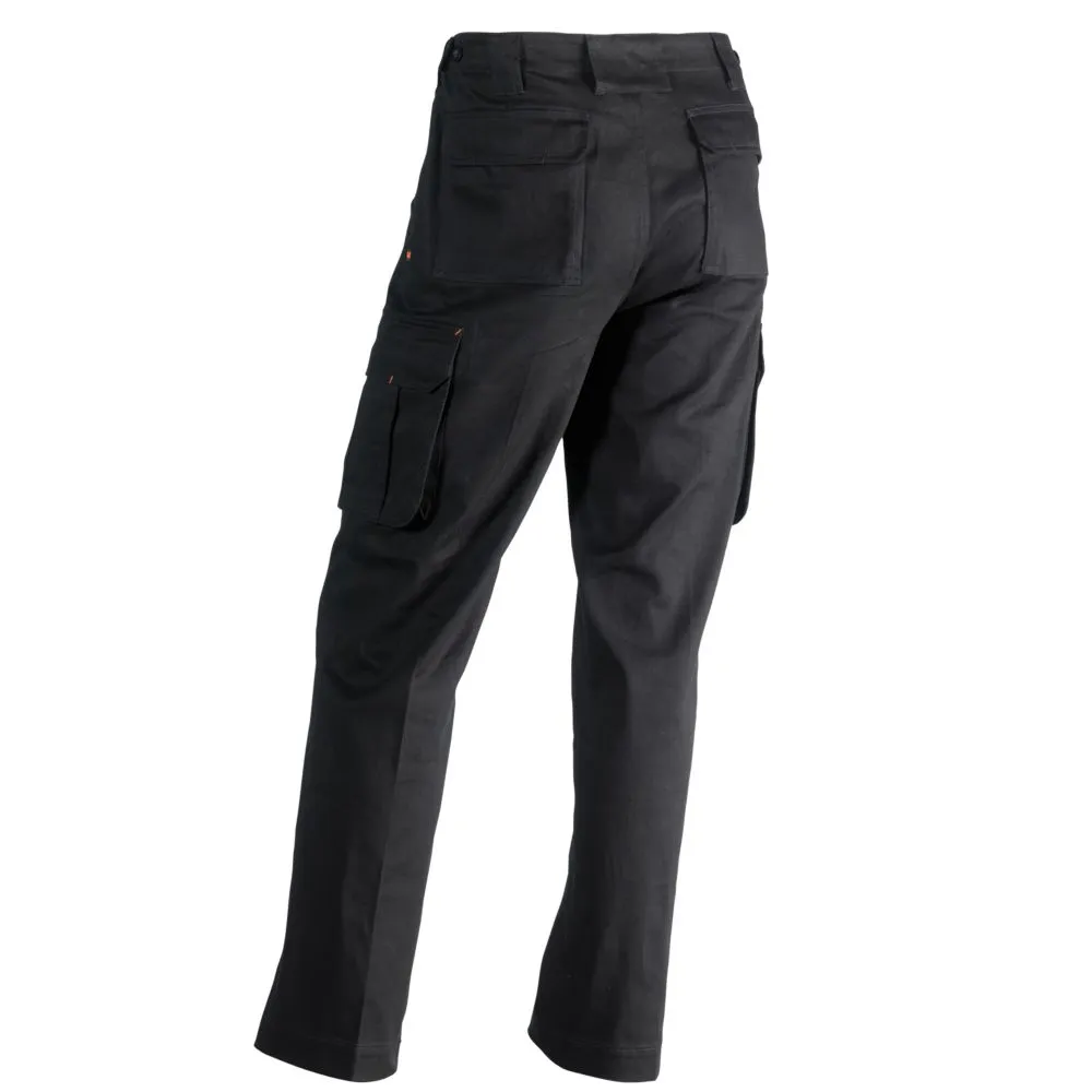 Herock Odin, pantalón multibolsillo, negro (cintura 36