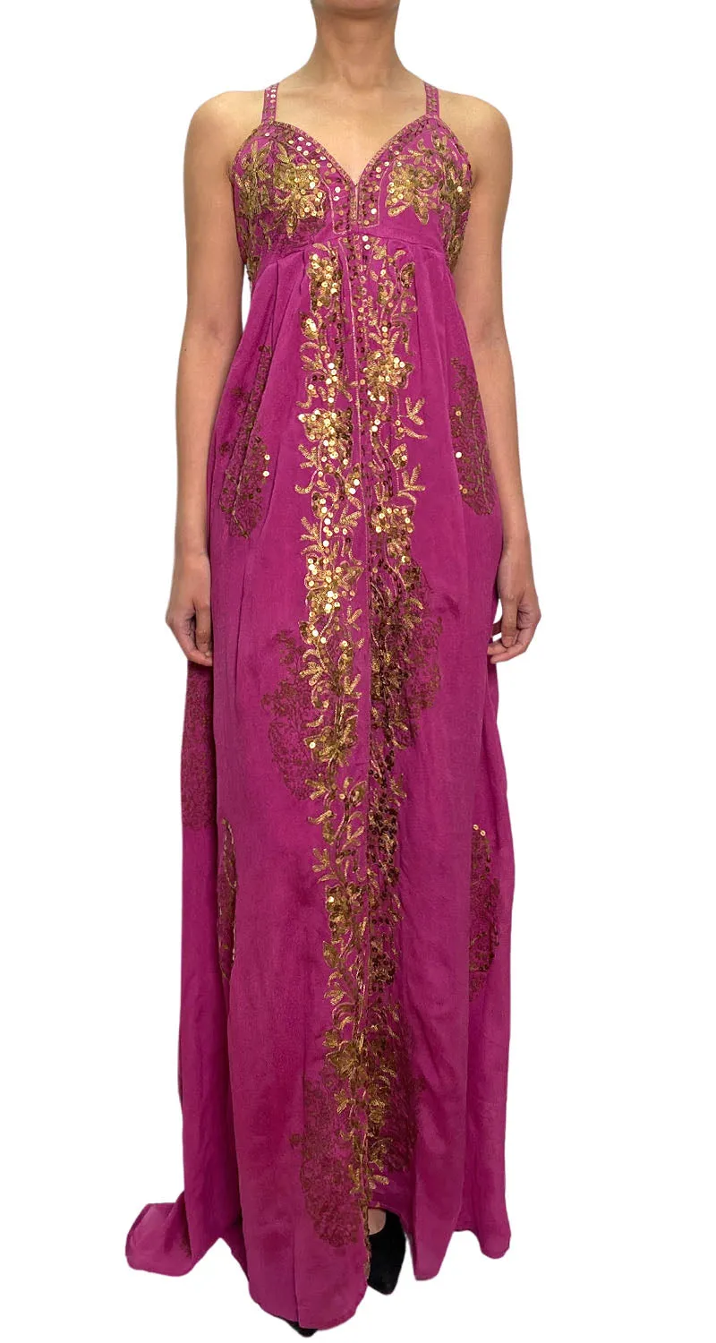 INDIA CHIC Vestido Bordado