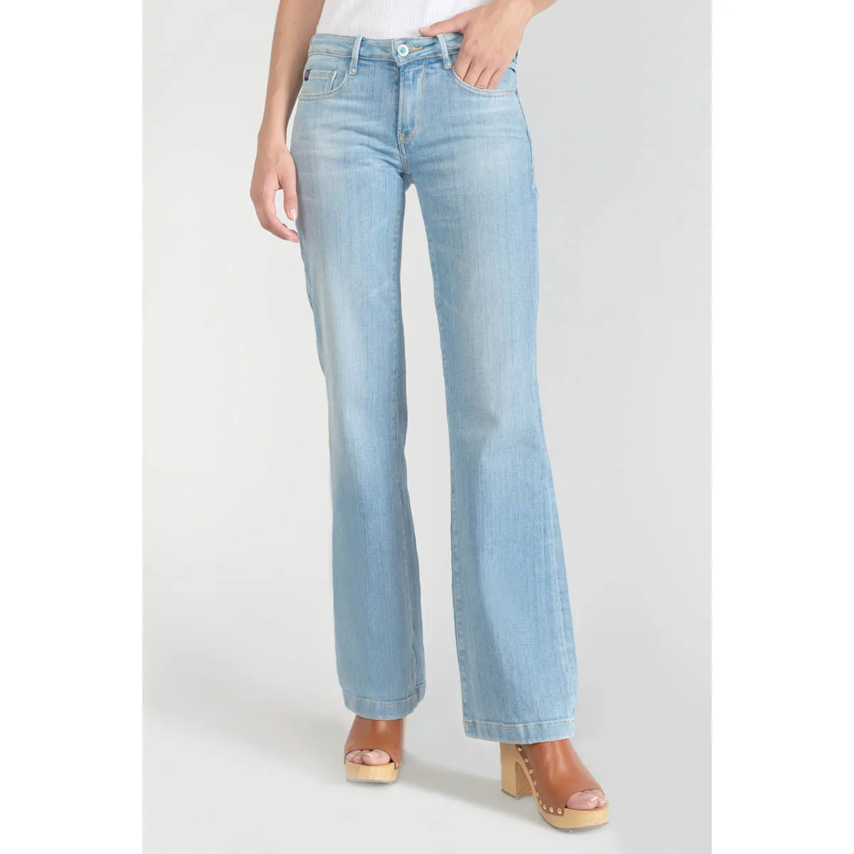 Jeans flare flare, largo 34