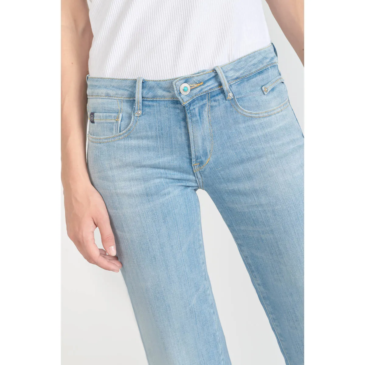 Jeans flare flare, largo 34