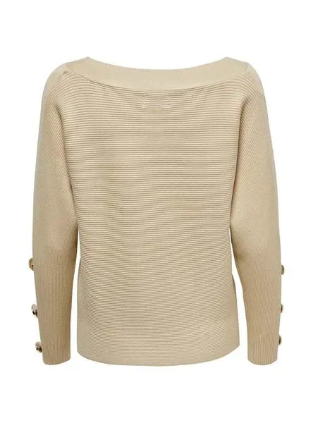 jersey only adalyn beige para mujer