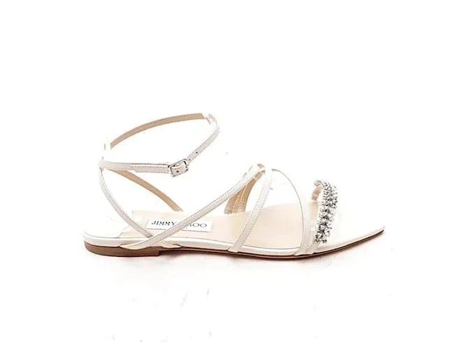 Jimmy Choo Sandalias Crema 