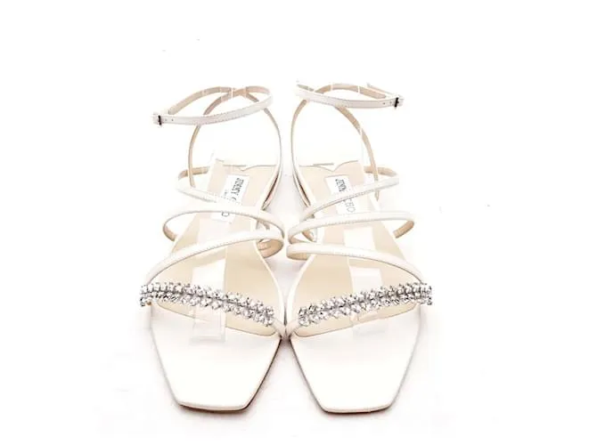 Jimmy Choo Sandalias Crema 