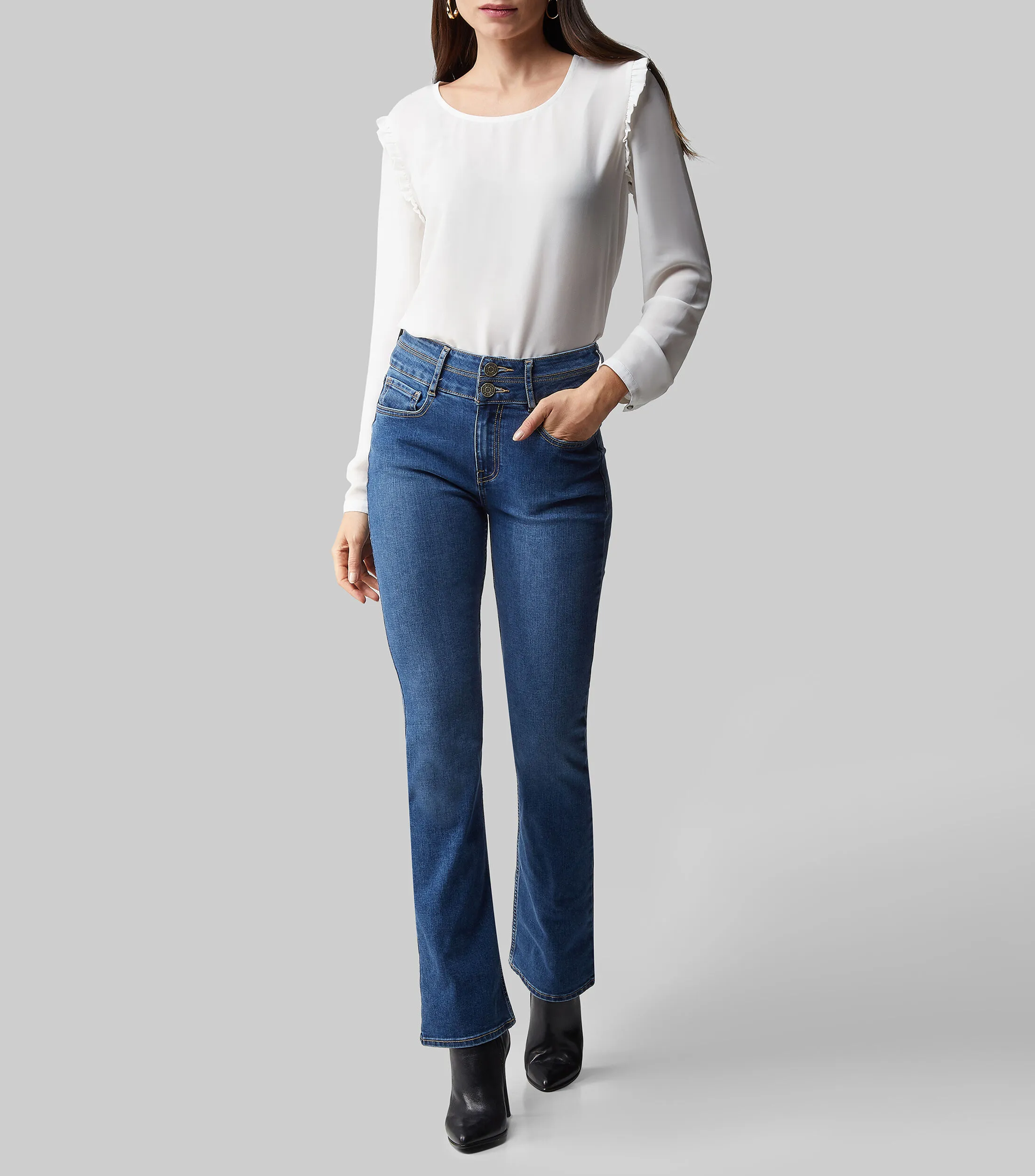 Julio Jeans acampanado Mujer