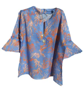 KAFTAN ESTAMPADO CORAL