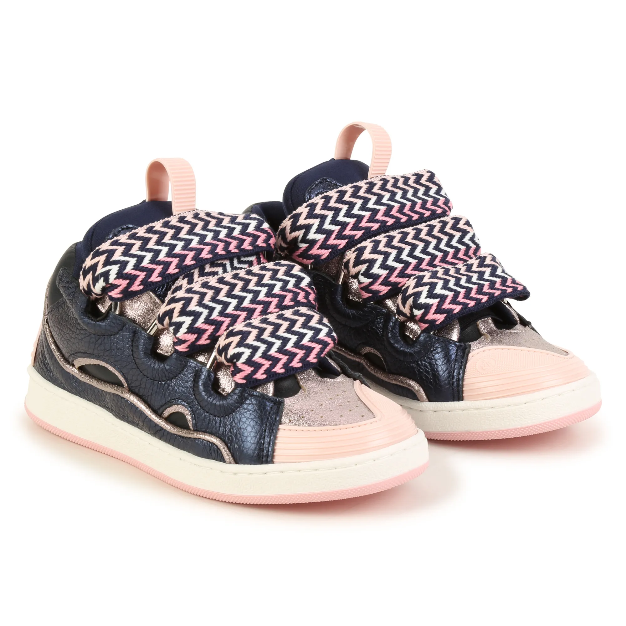 LANVIN Deportivas piel con cordones