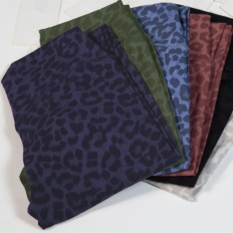 LEOPARDO MUJER LEOPARDO Camuflaje Sport Pantalones Mujeres Leggings de yoga de cintura Alta Fitness Cantal ajustado gimnasio atl