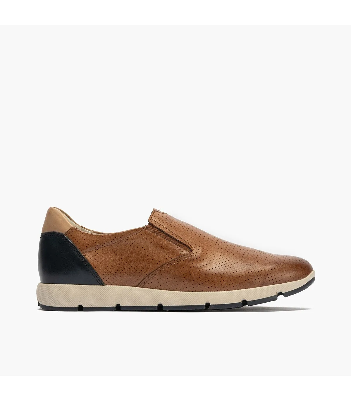 Manoletina slip on piel MARRON CLARO