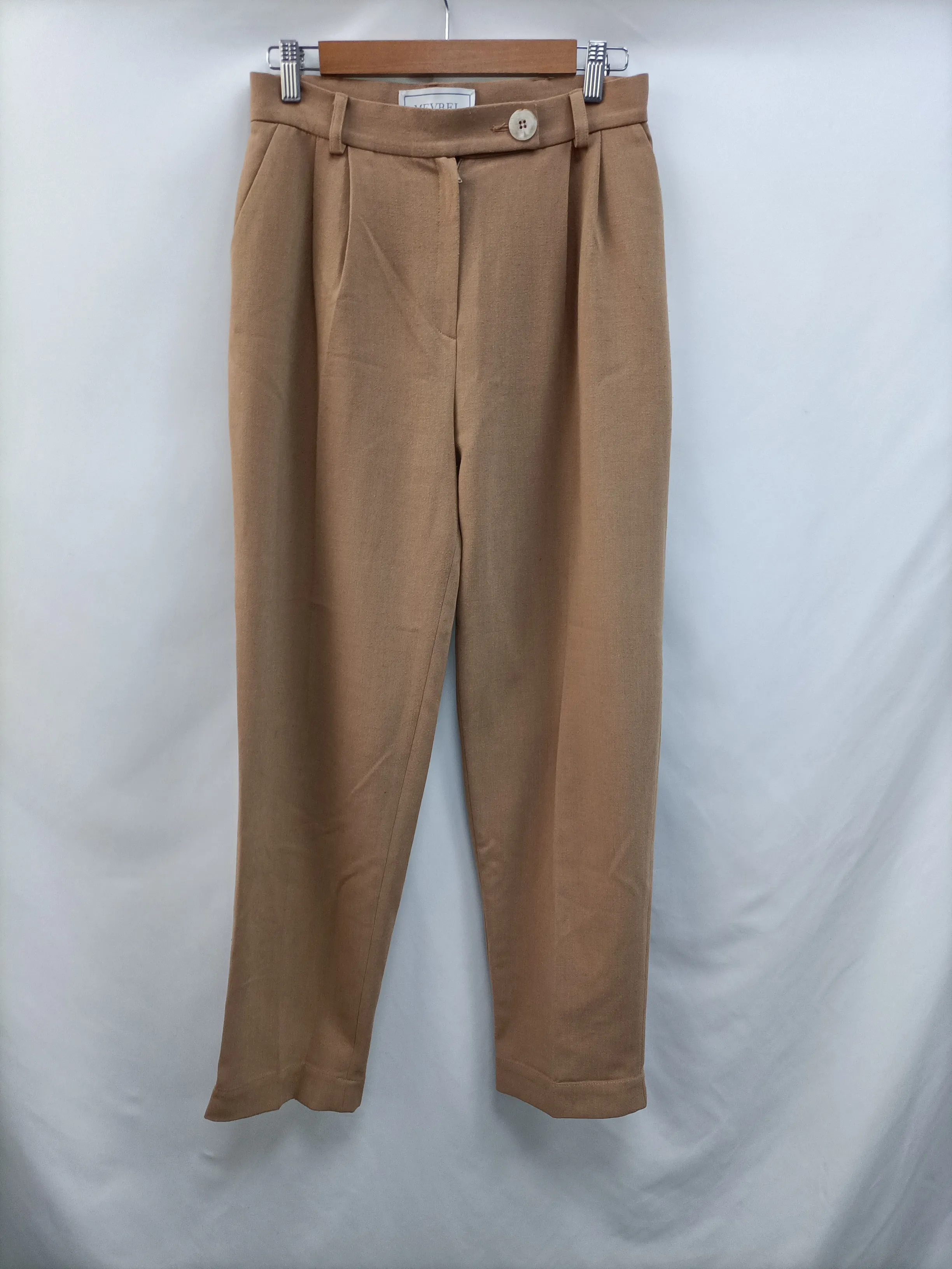 MEVREL. Pantalón slouchy camel T.s