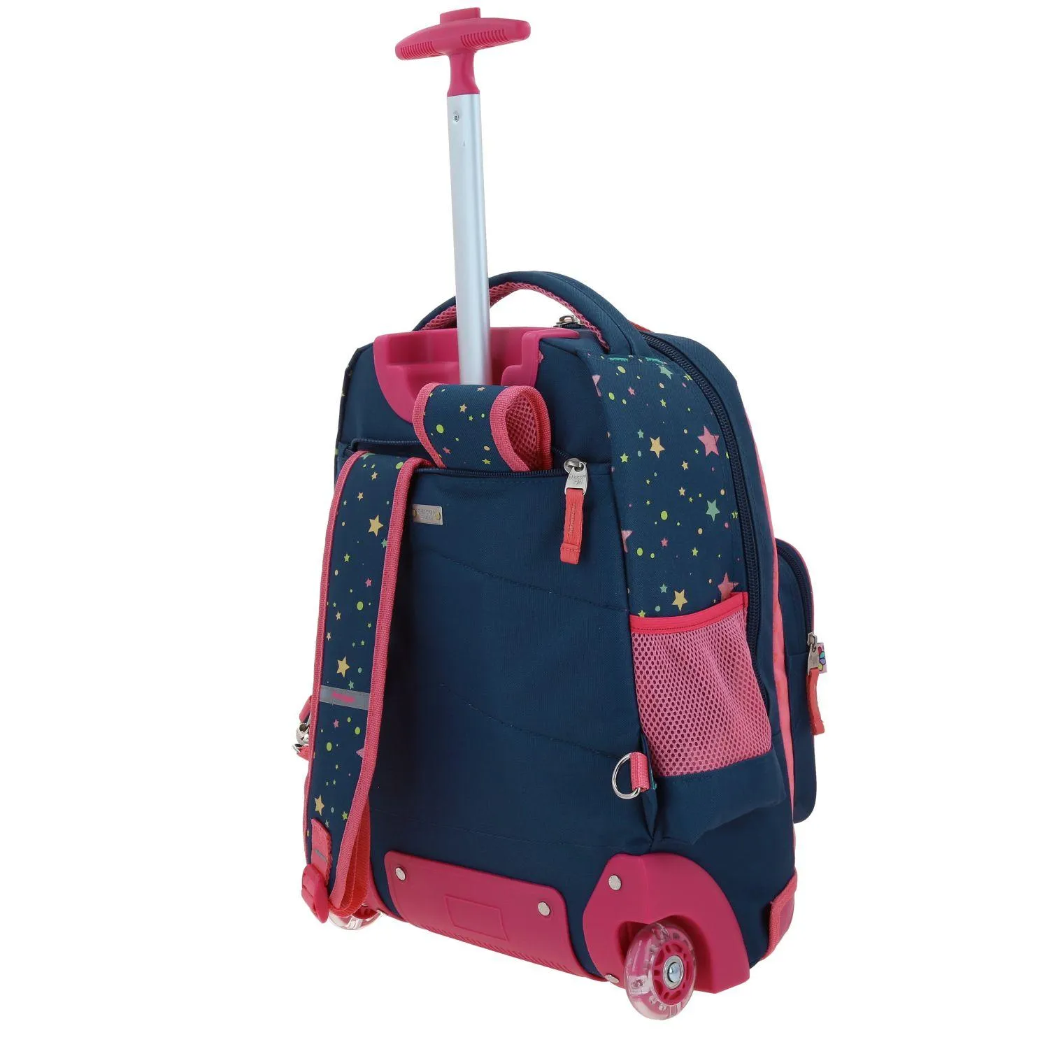 Mochila Con Ruedas Azul Para Nia Happy Girl By Chenson Estar