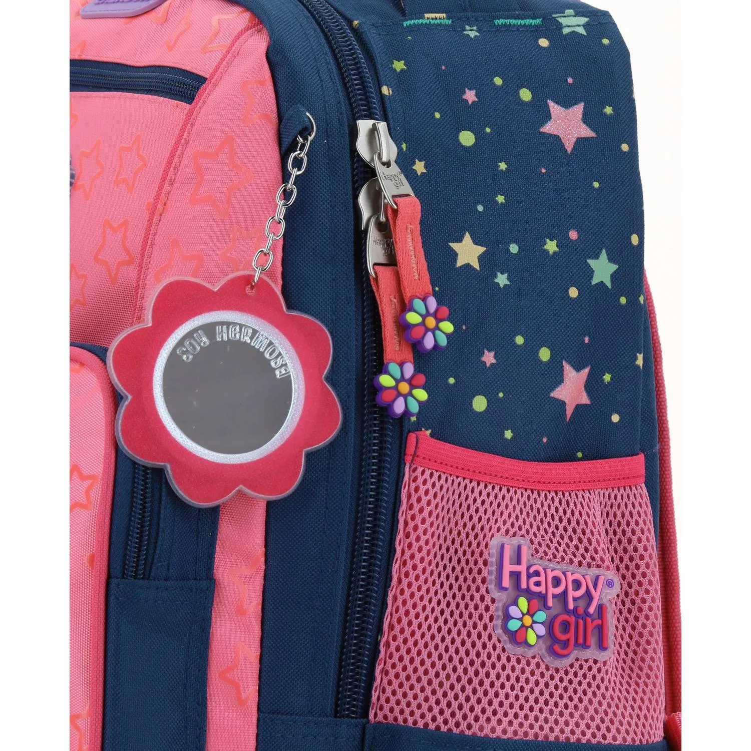 Mochila Con Ruedas Azul Para Nia Happy Girl By Chenson Estar