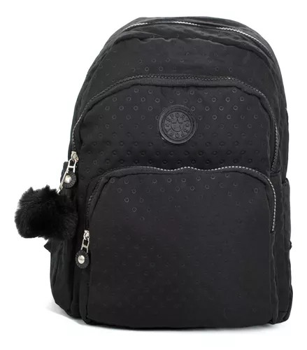 Mochila Mujer Delicada Elegante Pompom Importado Sport G11a