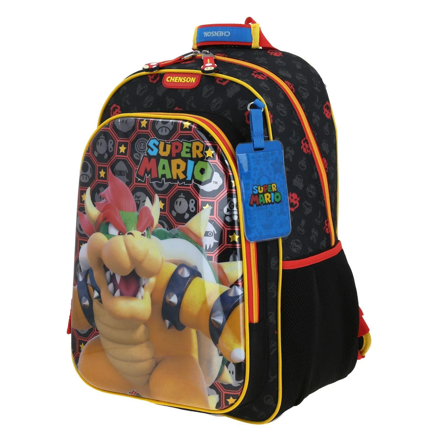 Mochila Negra Mario Bros Para Nio Chenson Rewo