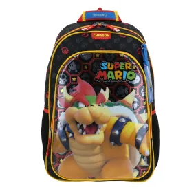 Mochila Negra Mario Bros Para Nio Chenson Rewo