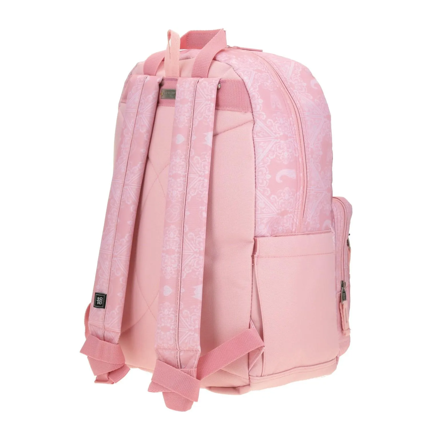 Mochila Villanas Rosa Grande Para Nia 1818 Lellered