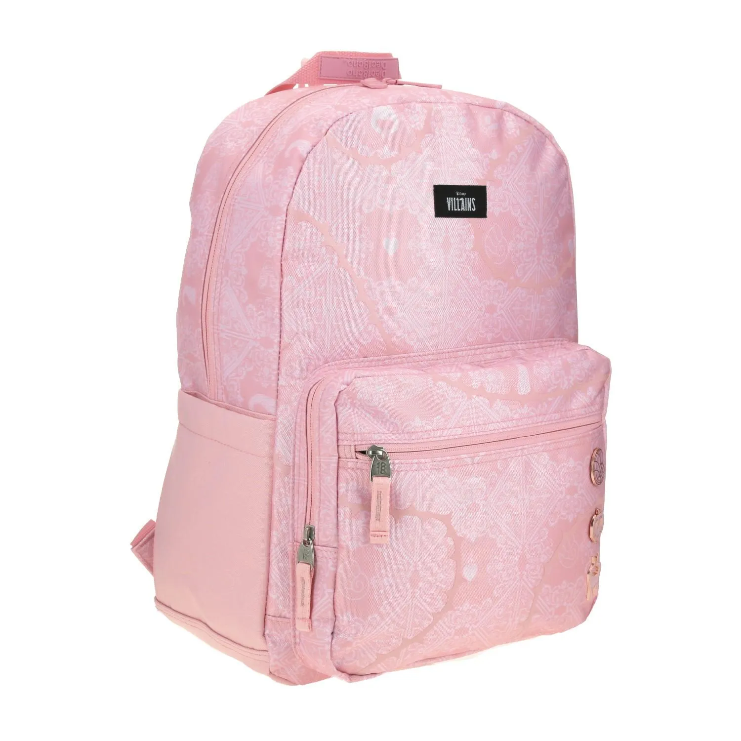 Mochila Villanas Rosa Grande Para Nia 1818 Lellered