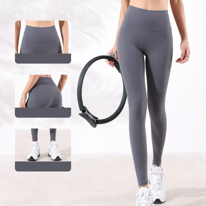 Mujeres Alinear Leggings Push Fitness suave de la cintura alta sin costura