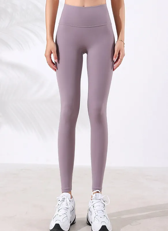 Mujeres Alinear Leggings Push Fitness suave de la cintura alta sin costura