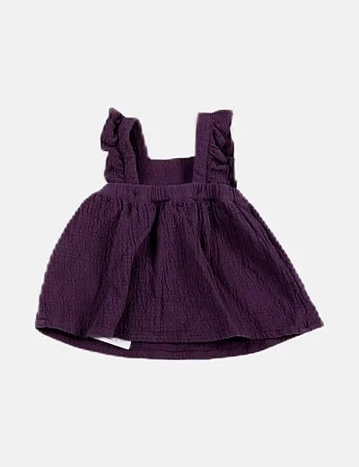 Name it Vestido morado textura