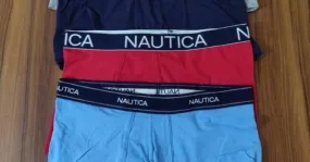 Nautica- MEN Boxers (paquete 3pcs)- Ofertas de acciones a precio de descuento.