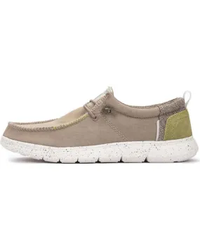 Nauticos de Hombre MEROHE ZAPATILLAS DE HOMBRE TAUPE-BLANCO