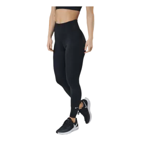 Nike Dri-FIT One Women's Mid-Rise Leggings BLACK/WHITE