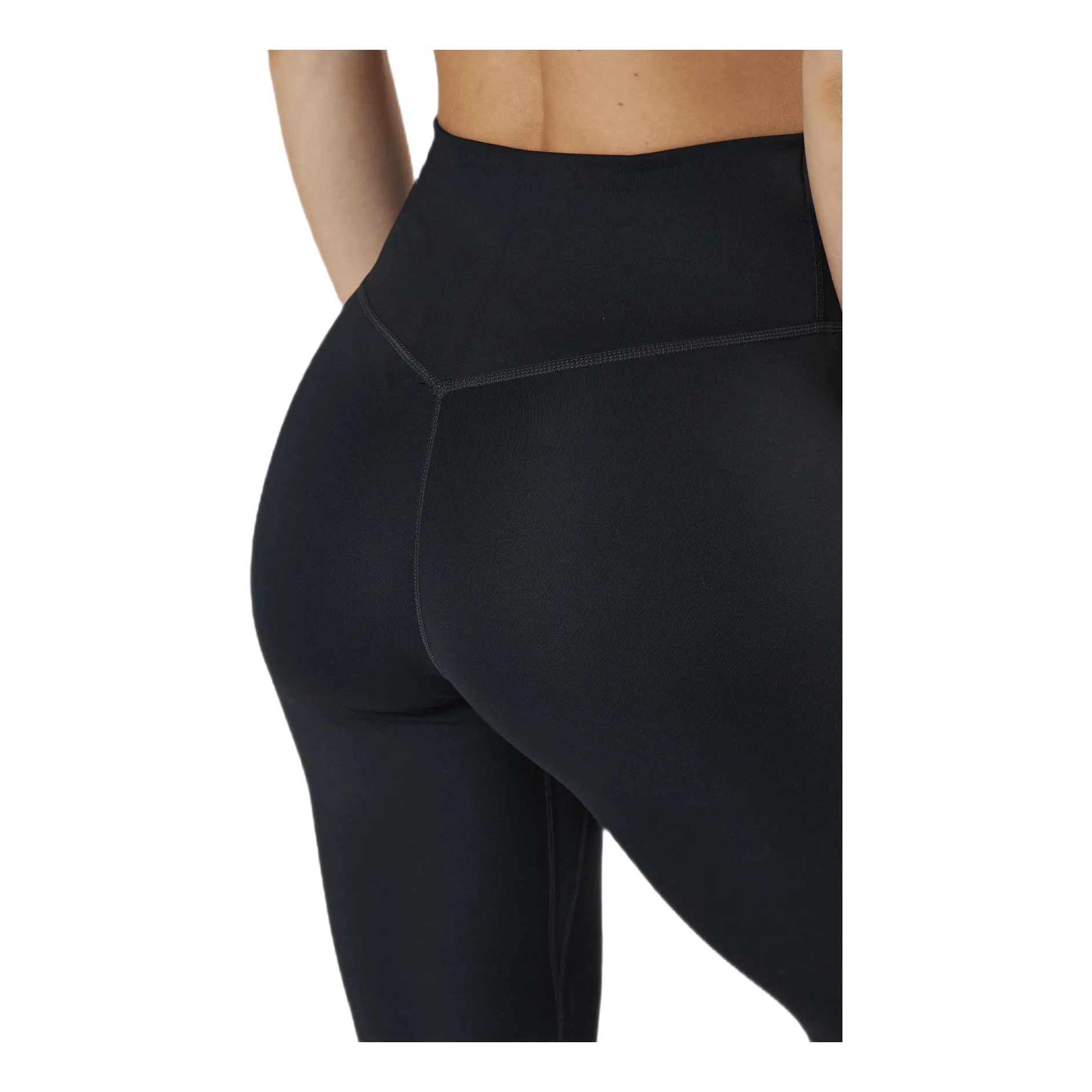 NIKE DRIFIT ONE WOMEN'S MIDRISE LEGGINGS BLACK/WHITE