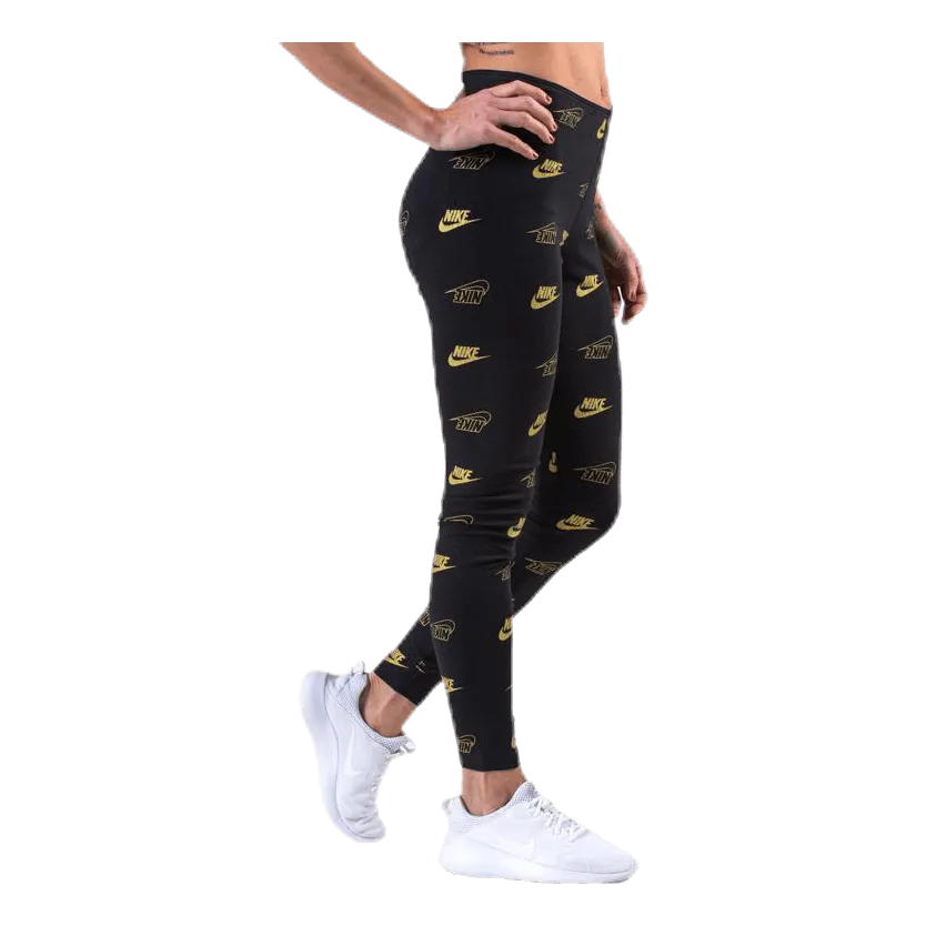 Nike Printed Leggings Shine BFF Black