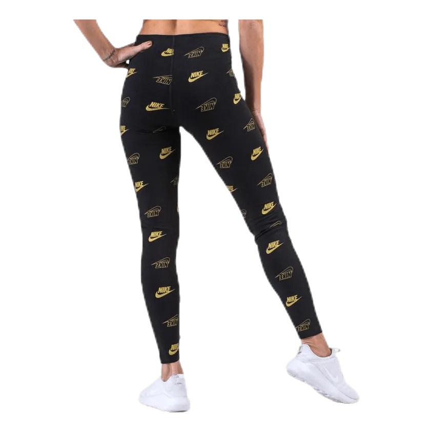 Nike Printed Leggings Shine BFF Black