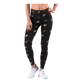 Nike Printed Leggings Shine BFF Black