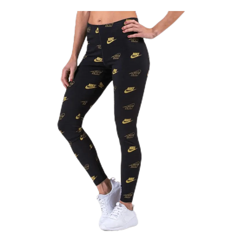 Nike Printed Leggings Shine BFF Black