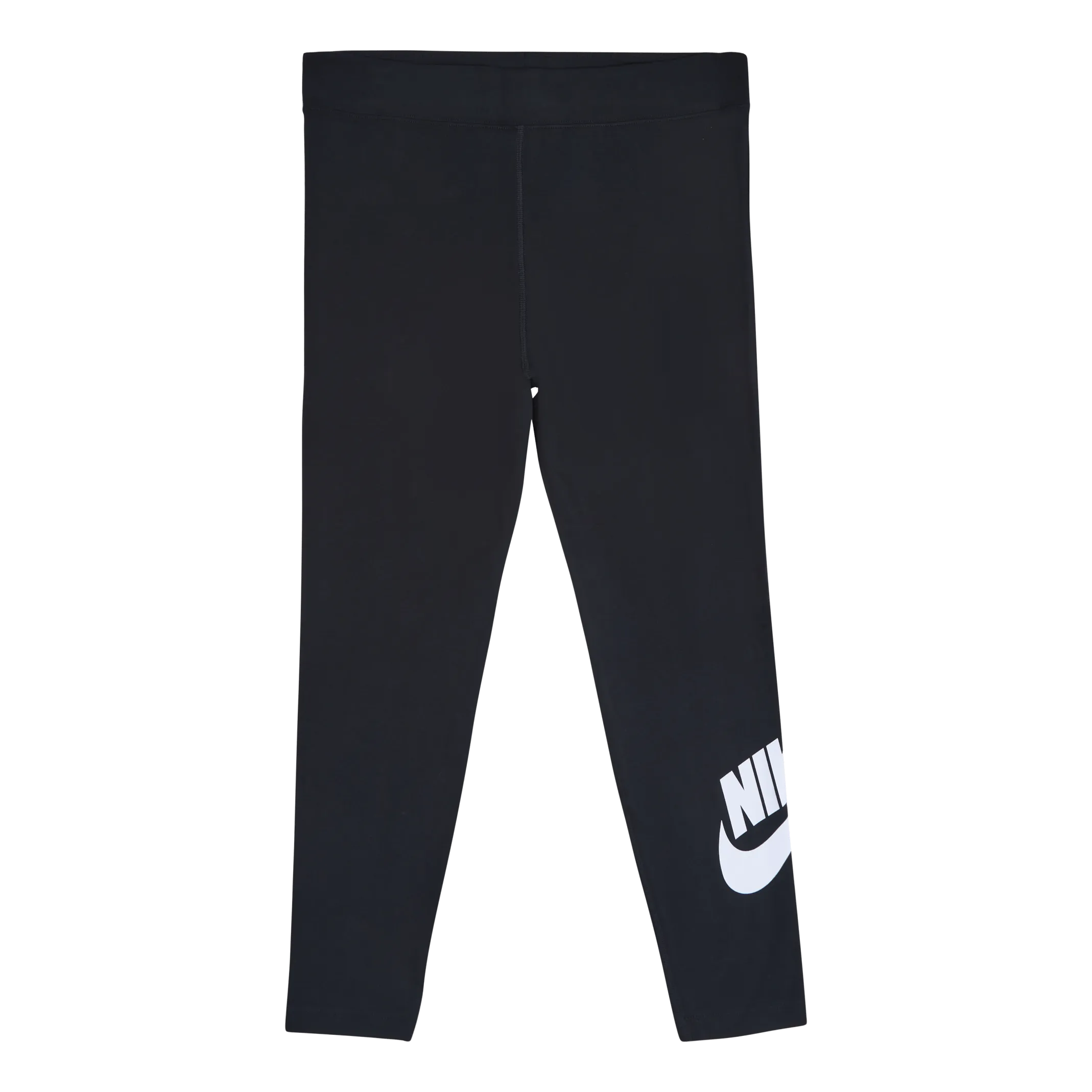 NIKE SPORTSWEAR ESSENTIAL WOMEN'S HIGHWAISTED LEGGINGS (PLUS SIZE) BLACK/WHITE