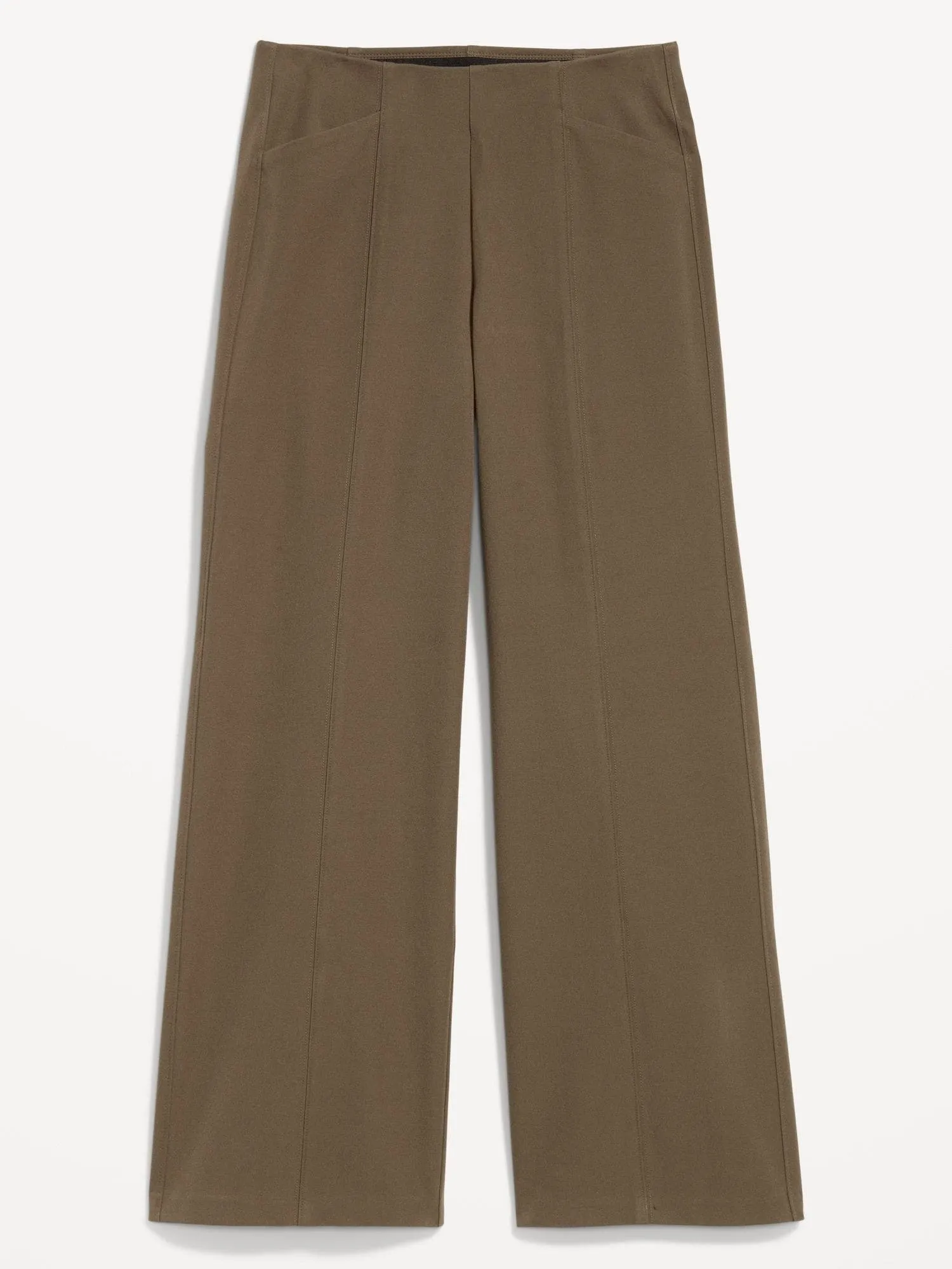 OLD NAVY Pantalón Wide-Leg Tiro Alto Pixie Old Navy Mujer