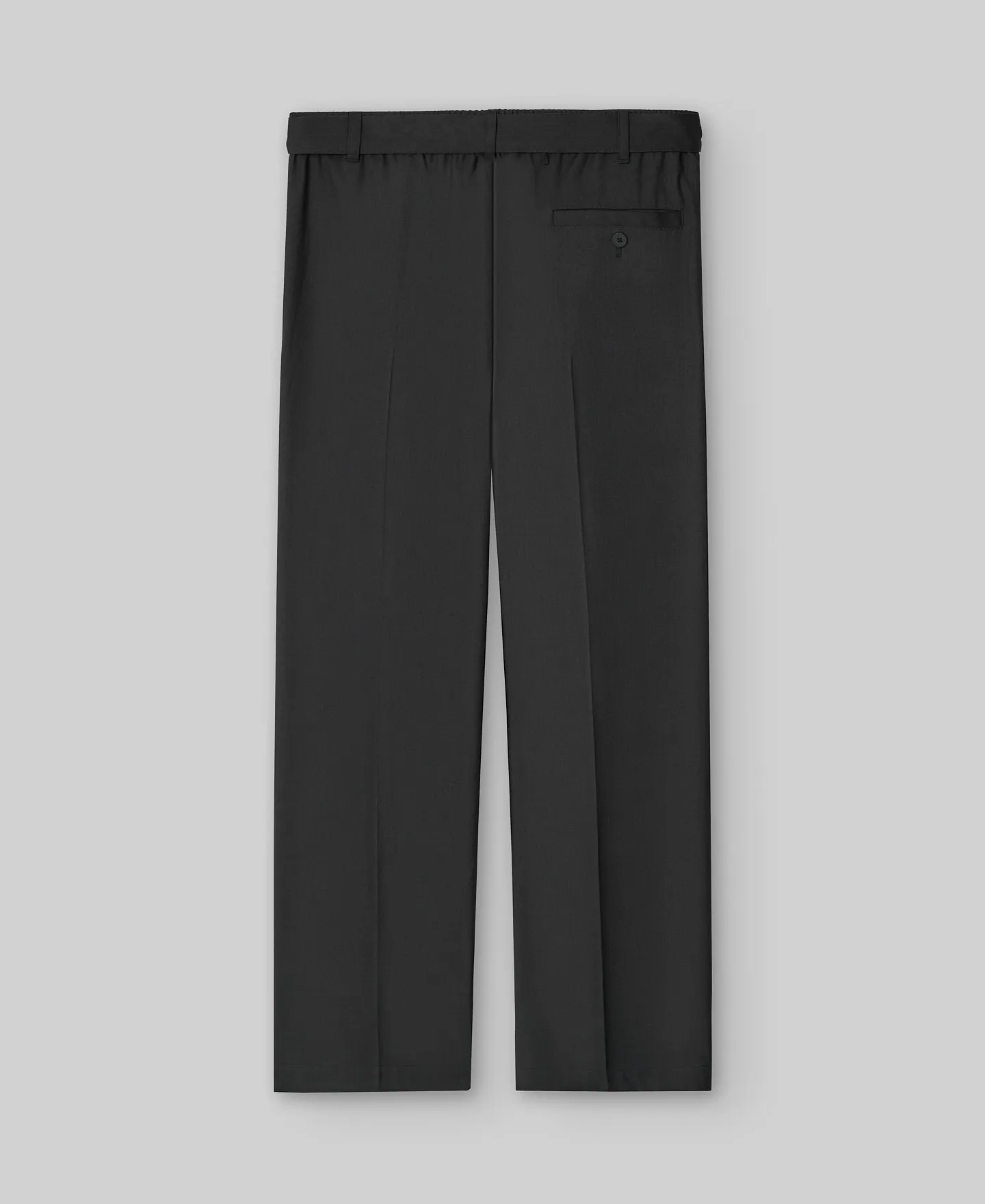 Pantalón pierna ancha cinturón hombre